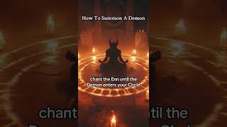 P1 How To Summon A Demon goetia deitywork deityworship demonolatry lefthandpath [upl. by Einiffit]