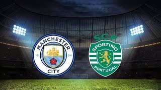 🔴LIVE Sporting vs Manchester City  Champions League 2425  Match Live Today [upl. by Wilkison]