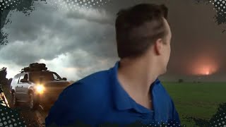 VIDEO INSIDE A TORNADO Severe Weather Vlog l Aurora NE 6172009 [upl. by Akenahc]