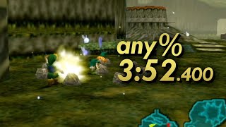 Ocarina of Time Any Speedrun in 352400 [upl. by Yelekalb]