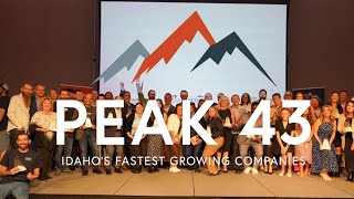 Peak 43 2024 Idahos Fastest Growing Companies full show [upl. by Naleek]