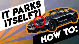 2020 BMW M850i xDrive Gran Coupe  Autonomous Parking Self Parking Self Driving  quotHow Toquot Video [upl. by Albion]