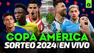 🔴 SORTEO COPA AMÉRICA 2024 EN VIVO  DESDE MIAMI ¿Cómo quedaron los grupos [upl. by Harms]