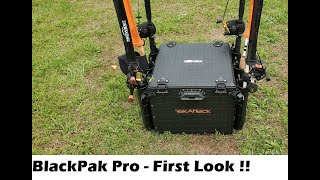 YakAttack BlackPak Pro kayak crate 16x16 First Look  YakAttackKayakFishing FishUSA [upl. by Assetniuq]