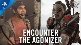 Middleearth Shadow of War  Kumail Nanjiani as The Agonizer Trailer  PS4 [upl. by Urien405]