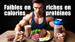 5 aliments faibles en calories riches en protéines [upl. by Woll]