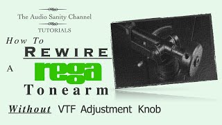 How to rewire a Rega RB250 tonearm  tutorial [upl. by Nedry]