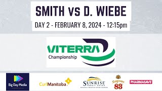 SMITH vs D WIEBE  2024 Viterra Championship Day 2 [upl. by Jacquenette]