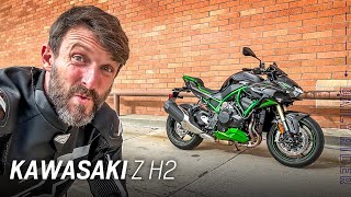 Supercharged Commute 2024 Kawasaki Z H2 Review  Daily Rider [upl. by Rotsen]