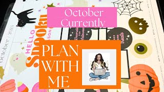 Plan With Me  Happy Planner  OCTOBER CURRENTLY [upl. by Lirrad]