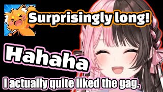 【Eng sub】Hinano Tachibana cant hold back her laughter at Zuzu gag【vspoVCR RUSTclips】 [upl. by Acinaj]