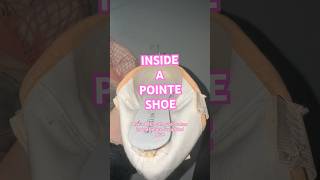 INSIDE A POINTE SHOE ballerinaballetdancerpointeshoesexplainedfreedoflondonbehindthescenes [upl. by Mcknight578]