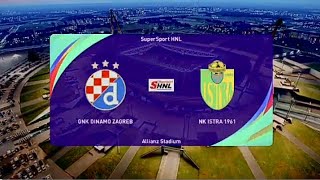 GHK Dinamo Zagreb vs NK Istra 1961  PES SHNL 2324 [upl. by Berhley]