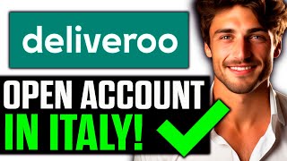 How To Open Deliveroo Account in Italy 2024  Step by Step [upl. by Euqinahc]