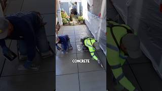 Courtyard concrete floor construction shorts [upl. by Ursula]