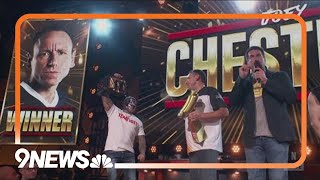 Joey Chestnut vs Kobayashi Chestnut sets record in winning hot dogeating rematch [upl. by Nitsua]