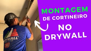 DICA RAPIDA  CORTINEIRO NO DRYWALL [upl. by Ruscher655]