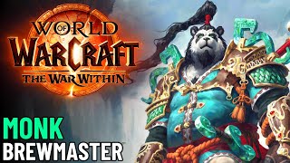 Brewmaster Monk Gameplay Livestream worldofwarcraft warcraft thewarwithin warwithin live [upl. by Metabel]