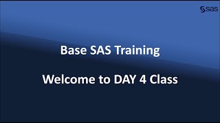 DAY 4 Techniques That Will Change Your SAS Programming Forever [upl. by Natividad]