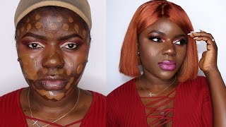 Full Face Makeup Transformation For Melanin Barbie Dilias Empire [upl. by Ottie]