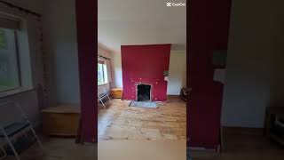 Pellet stove installation irishhome irishinteriors homedecor homerenovation [upl. by Gneh]