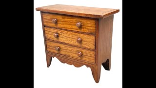 Regency Satinwood Miniature Chest [upl. by Naylor150]