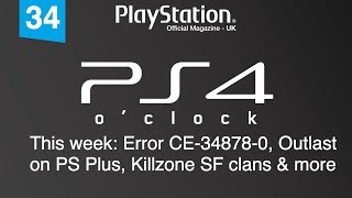 PS4 oclock  Error CE348780 PS Plus Feb games amp Killzone Shadow Fall clans arrive [upl. by Ynoep]