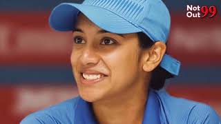 Indian Most Beautiful amp Attractive Womens cricketer Shiti Mandhana  Not Out 99 [upl. by Misaq]