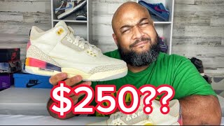 Is the J Balvin Air Jordan 3 Worth 250  UnOfficial Early Look [upl. by Aes554]