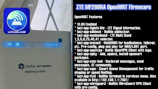 ZTE MF286RA Open WRT [upl. by Sayette230]