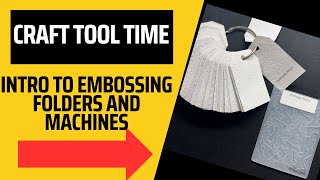 Craft Tool Time  Intro to embossing machines and folders catalog amp storage solution [upl. by Oileduab]