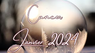 ♋CANCER JANVIER 2024 Fin des difficultés et grande libération [upl. by Linad]