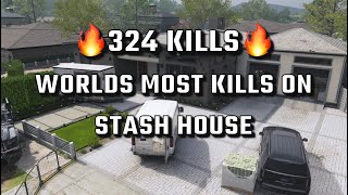 WORLDS MOST KILLS on STASH HOUSE 324 KILLS Call of Duty Modern Warfare 3 World Record Gameplay [upl. by Anaoj]