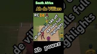 ab de villiers 149 off 44 balls full highlights rcb  ab de Villiers RCB  IPL match highlights [upl. by Mathis9]