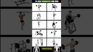 10 Most Effective Arm Workouts For Men armworkout bicepsworkout tricepsworkout [upl. by Eimirej840]