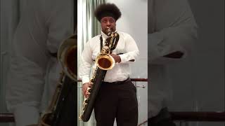 Practicing my baritone sax sound on a cruise ship [upl. by Seugram]