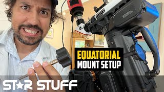 How to Set up the Celestron CGX Mount [upl. by Derrick352]