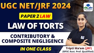 Contributory amp Composite Negligence  Law  Paper 2  UGC NET  Apni University  By Tripti Maam [upl. by Cartwell]