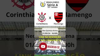 Corinthians x Flamengo  Brasileirão Série A  25a rodada [upl. by Anelem]