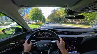 2024 Audi Q8 ETron Sportback 55 quattro POV Test Drive [upl. by Enecnarf]