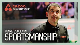 OSullivans GREATEST Act of Sportsmanship  Cazoo World Championship 2024 [upl. by Eignav238]