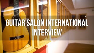 Guitar Salon International  Interview [upl. by Aihtnys]