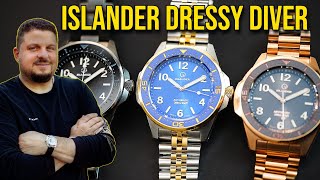 ISLANDER Watches  The Roslyn a Dressy Capable Automatic Dive Watch  Affordable Dress Diver [upl. by Hunfredo]