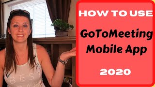 Gotomeeting App Gotomeeting App Tutorial 2020 [upl. by Eaned434]