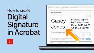 How To Add a Digital Signature in Adobe Acrobat  Easy Guide [upl. by Yvel]