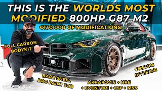 THE WORLDS MOST MODIFIED G87 M2  €130000 of modifications  AlphaN Eventuri Akrapovic HRE MSS CSF [upl. by Erdeid]