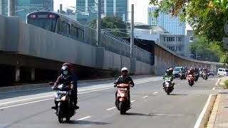 Titik Peralihan Jalur MRT dari Layang ke Bawah Tanah [upl. by Aneram378]