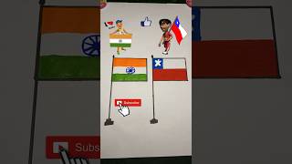 painting happy Independence Day Jai hind shorts [upl. by Oj]