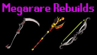 OSRS Megarare Rebuilds  Advanced PvM Gear Guide TbowScytheShadow [upl. by Etteloc830]