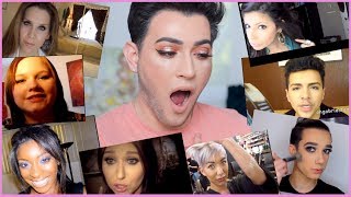 REACTING TO BEAUTY GURUS FIRST VIDEOS [upl. by Estell653]